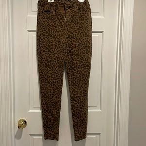 Cheetah Print American Eagle Jeggings